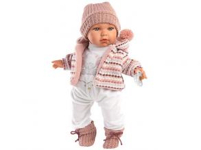Llorens: Julia 42cm-es síró baba elefántos ruhában