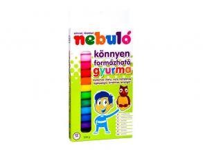 Nebuló: 12 darabos színes gyurma - 200 g