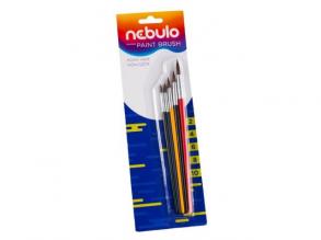 Nebulo: Ecset festett fanyelű 5 db-os szett (2-4-6-8-10)