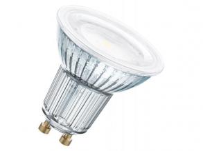 OSRAM Superstar dimmelhető 230V LED PAR16 spot, üveg ház, 7,9W 650lm 2700K GU10, 25000 óra, meleg fehér LED SST PAR16 DIM 80 120