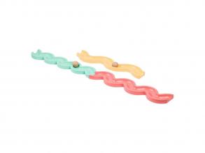 BS Toys Pass and Play fa golyópálya  3 részes