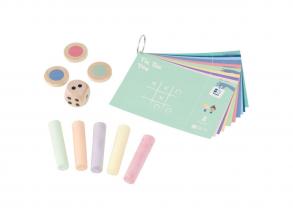 BS Toys szabadtéri krétajáték szett - 10 darabos készlet