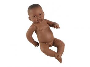Fiú csecsemő baba néger 45cm