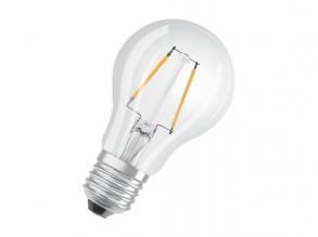 OSRAM , LED Retrofit CLASSIC A , LED égő , E27 , 1.5 W , 2700 K , Meleg fehér , IP20 , Átlátszó