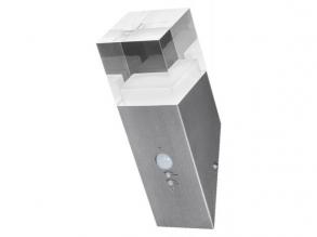 LEDVANCE ENDURA STYLE CRYSTAL kültéri fali lámpa acél színben, 400 lm fényerő, 4.90 W, 25000 h, IP44 védelemmel, 220-240 V AC, 3