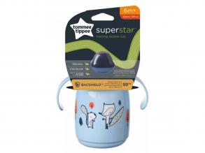 Tommee Tippee: Superstar Itatópohár kék színben 300ml (6 hó+)