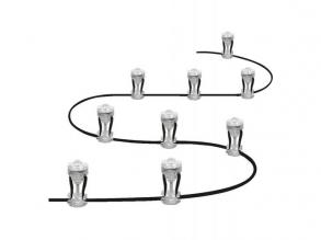 LEDVANCE ENDURA GARDEN DOT kültéri álló lámpa áttetsző színben, 380 lm fényerő, 6 W, 25000 h, IP65 védelemmel, 220-240 V AC, 300