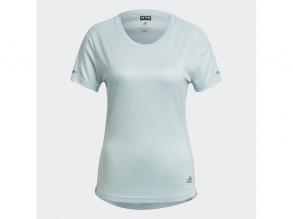 Run It Tee W Adidas női halványzöld színű futó póló