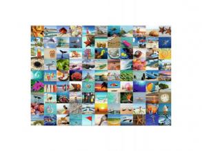 99 pillanat a tengerparton puzzle, 1000 darabos