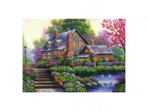 Romantikus házikó puzzle, 1000 darabos