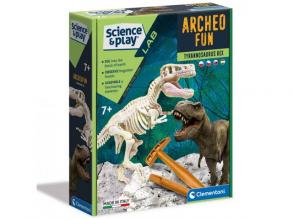 Science & Play: T-Rex fluoreszkáló régészeti készlet - Clementoni