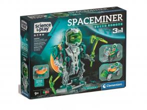 Science & Play: 3 az 1-ben megépíthető űrbányász robot - Clementoni