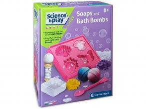 Science&Play: Szappan és fürdőbomba készítő készlet - Clementoni