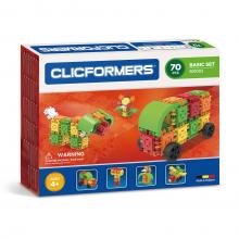 Clicformers építőjáték, 70 darabos