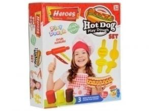 Play-Dough: Heroes Hot Dog gyurma szett 8db-os