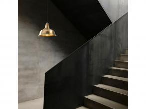 Elegáns arany csillár, 32 x 32 cm, magasság 120 cm | Tartós vastest, E27 Socket Max 40W , 90 cm kábelhossz, IP20 besorolás