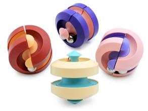 Golyófuttató fidget, 4 szín