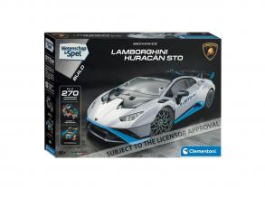 Clementoni Science and Games - Mechanics Lamborghini Huracan Sto építőszett, 270 darab.