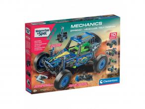 Clementoni Science and Games  Mechanikus terepjáró építőkészlet, 10 modell