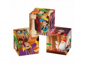 Clementoni Mikulás kocka puzzle, 12 darabos