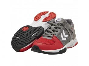 Aerocharge Hb200 Speed 3.0 Jr Trophy Hummel gyerek ezüst/narancs színű teremsport cipő