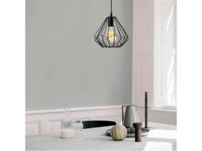 Opviq , 521SHN3392 , Diamond - 704-S , Fekete Színű , Csillár , E27 Foglalattal