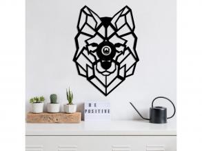 Modern fekete fali lámpa, MDF ház fém kupakkal, 40 x 12 x 54 cm | E27 aljzat (max. 40 W), IP20 ,csatlakoztatható és dugaszolható