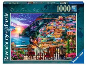 Puzzle 1000 db - Vacsora Positanóban