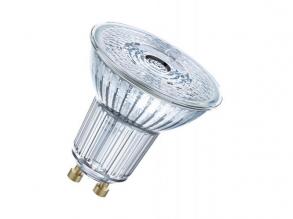 OSRAM , PARATHOMŽ PAR16 , LED égő , GU10 , 6.9 W , 3000 K , Meleg fehér , IP20 , Átlátszó