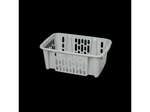 FLAIR 61633 39,5x25,5x15 cm rakatolható világosszürke nagy kosár