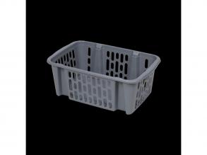 FLAIR 61634 39,5x25,5x15 cm rakatolható sötétszürke nagy kosár