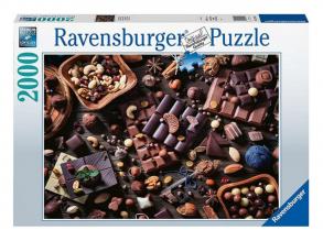 Puzzle 2000 db - Csokoládémenyország