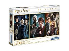 Harry Potter 3x1000db-os puzzle szett - Clementoni