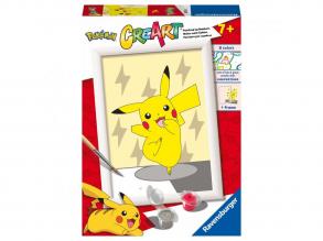 Ravensburger Creart festés számok alapján: Pokémon Pikachu