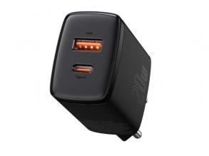 Baseus CCXJ-B01 20W USB/USB C fekete gyorstöltő