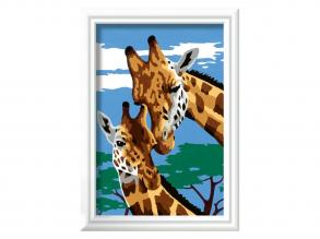 CreArt Festés számok szerint  Cuki zsiráfok