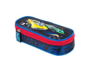 Hot Wheels kihajtható ovális tolltartó