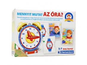 Mennyit mutat az óra oktató játék? - Clementoni