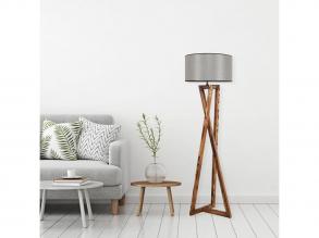 Opviq , 534LUN2161 , Maçka , Barna Szürke Színű , Állólámpa , E27 Foglalattal