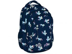 St.Right Holo Unicorns BP26 iskolatáska hátizsák 15"