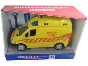 Lendkerekes mentőautó