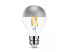 Modee LED Izzó Filament A60 Silver Top 4W E27 320° 4000K (400 lumen)