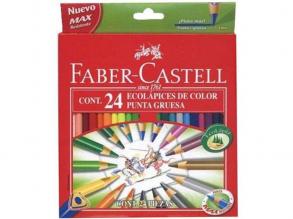 Faber-Castell: ECO háromszögletű színes ceruza 24db-os