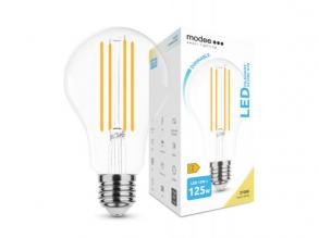 LED lámpa , égő , izzószálas hatás , filament , E27 foglalat , A70 , 15 Watt , meleg fehér , 2000 lumen, dimmelhető , Modee