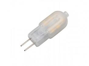LED lámpa , 12V DC , kapszula , G4 foglalat , 2 Watt , 360°, természetes fehér