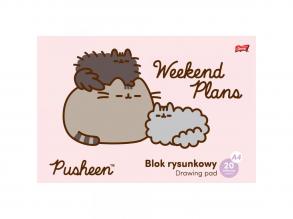 Pusheen vázlatfüzet A/4 20 lapos