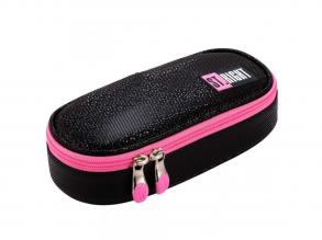 St.Right Black Glitter ovális tolltartó PC01 23x9,5x6cm