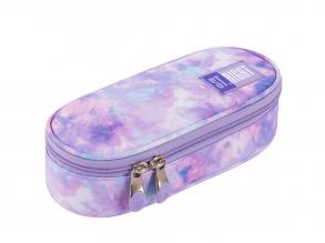 St.Right: Pasztell lila színu ovális tolltartó 23cm