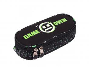 St.Right VR Gamer fekete ovális tolltartó PC01 23x9,5x6cm