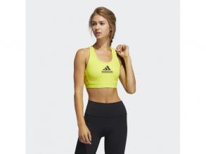 Drst Ask Adidas női sárga/fekete színű training sportmelltartó